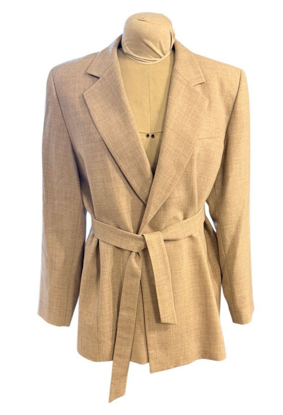 Pendleton Vintage Virgin Wool Belted Blazer Jacket Made in USA Sz.19 Professiona